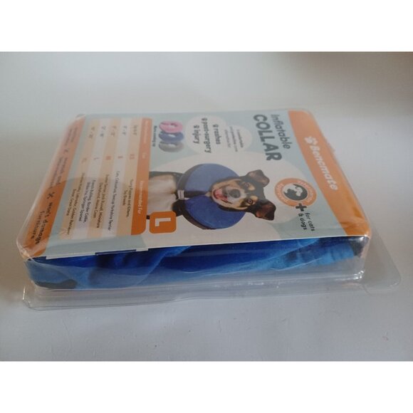 Bencmate Inflatable Collar Blue for Dogs & Cats Soft Pet Recover L - Picture 11 of 15